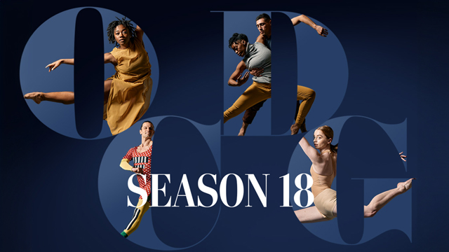 The words OCDG Season 18 with dancers superimposed over them